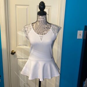 Guess peplum top